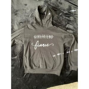 Fiance black hoodie! Size Medium